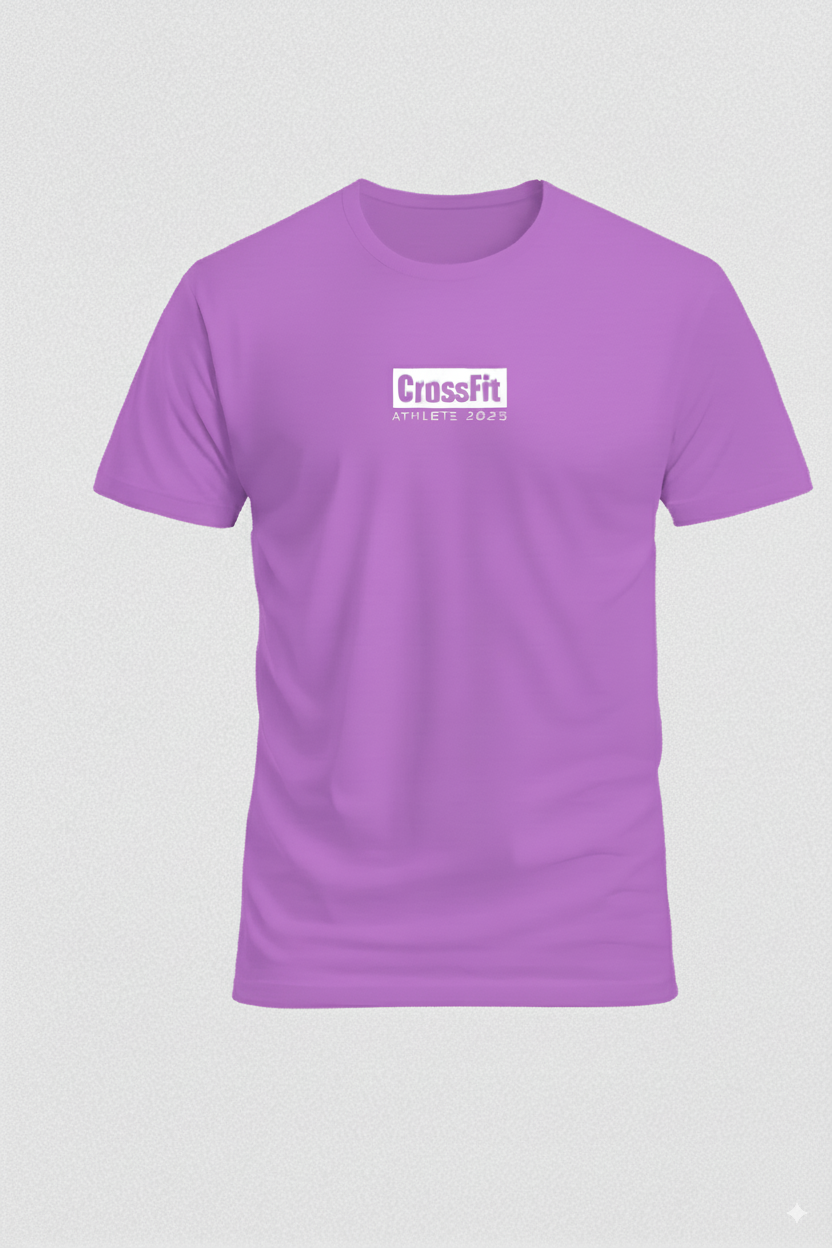 Camiseta Crossfit Athlete 2025 Morado
