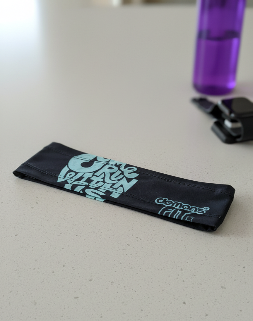 Headbands Unisex demonsFit Run with us