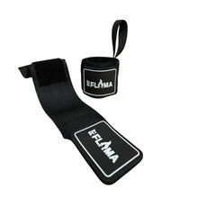 Cargar imagen en el visor de la galería, MUÑEQUERAS ELASTICAS FITFLAMA NEGRO
