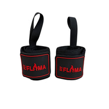 Cargar imagen en el visor de la galería, MUÑEQUERAS ELASTICAS FITFLAMA PRO ROJA
