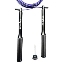 Cargar imagen en el visor de la galería, LAZO PARA SALTO FITFLAMA NEGRO – MORADO V2
