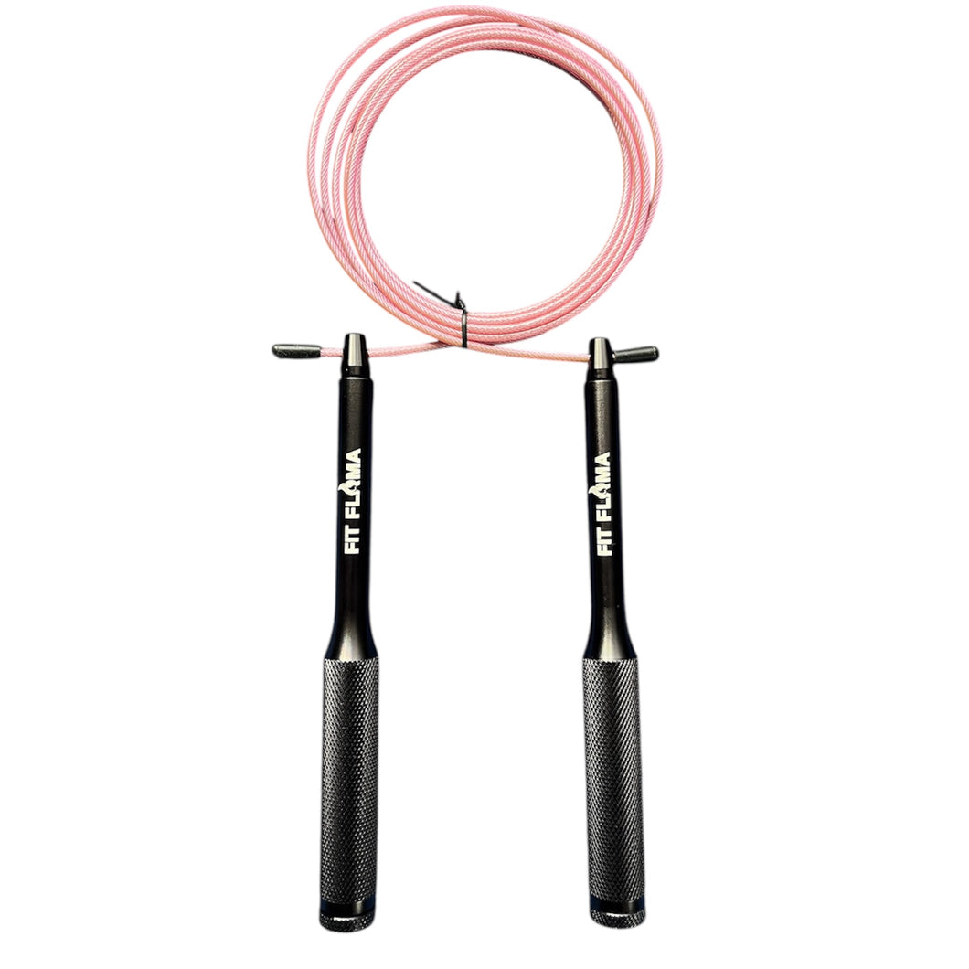 LAZO PARA SALTO FITFLAMA NEGRO – ROSA V2