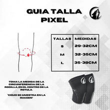 Cargar imagen en el visor de la galería, Rodilleras Wargo 7 mm PIXEL BLACK

