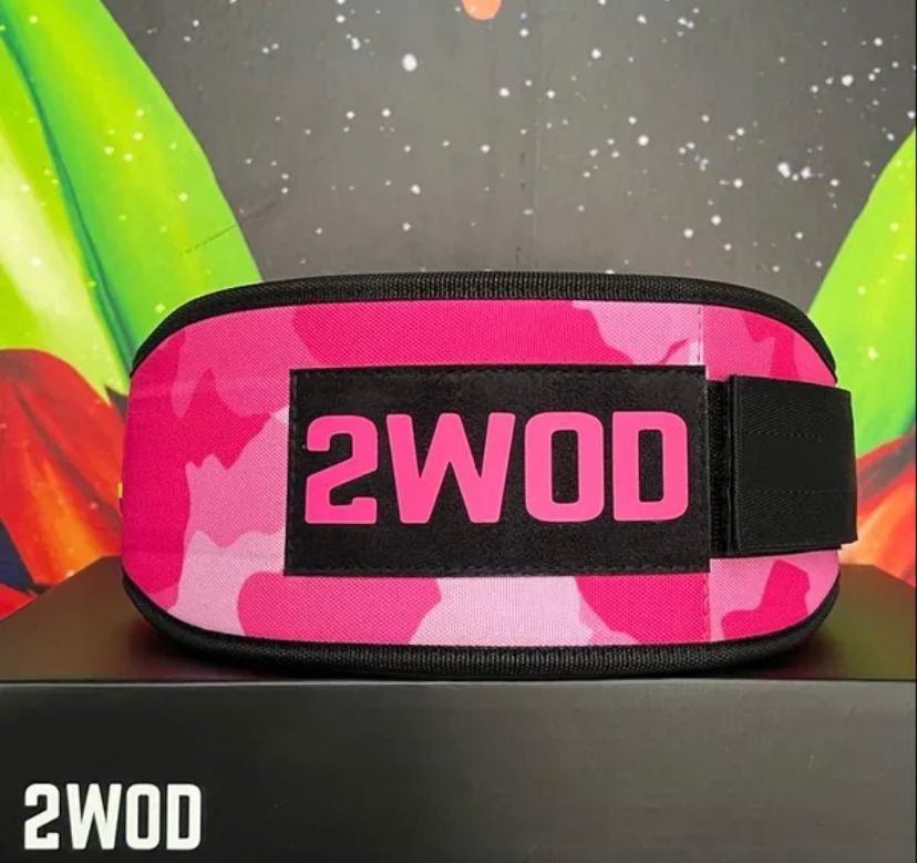 Cinturon 2WOD camuflado  Unisex Pink 2.0