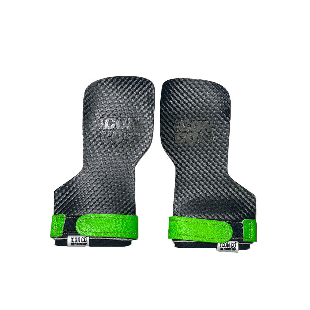 Grips (Calleras)  X3.0 -  Carbono Verde Neon