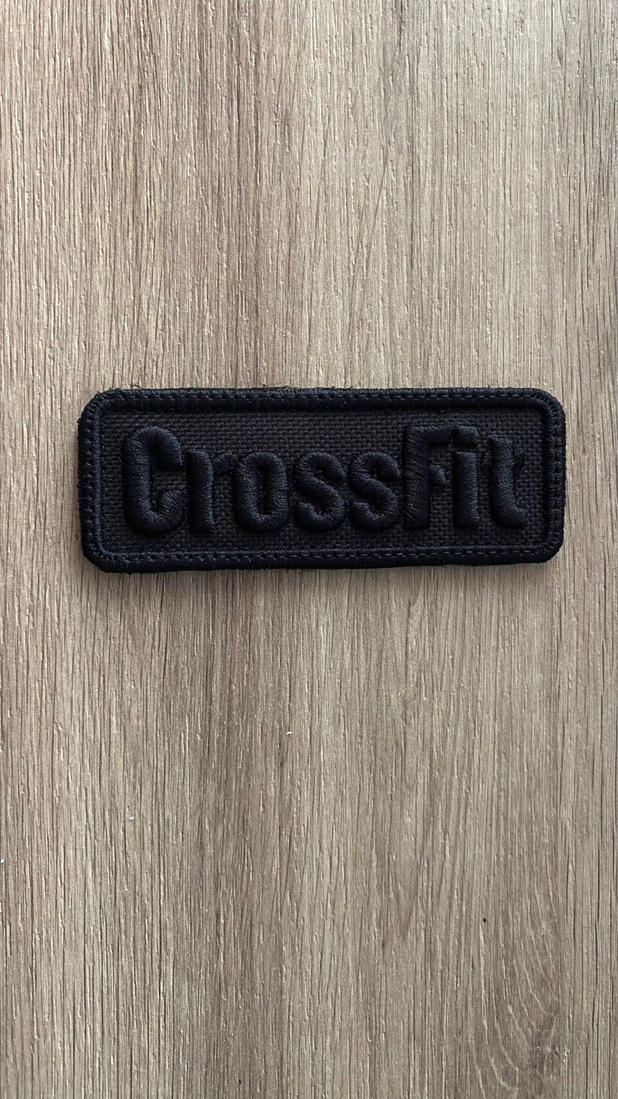 Parche en velcro CROSSFIT NEGRO