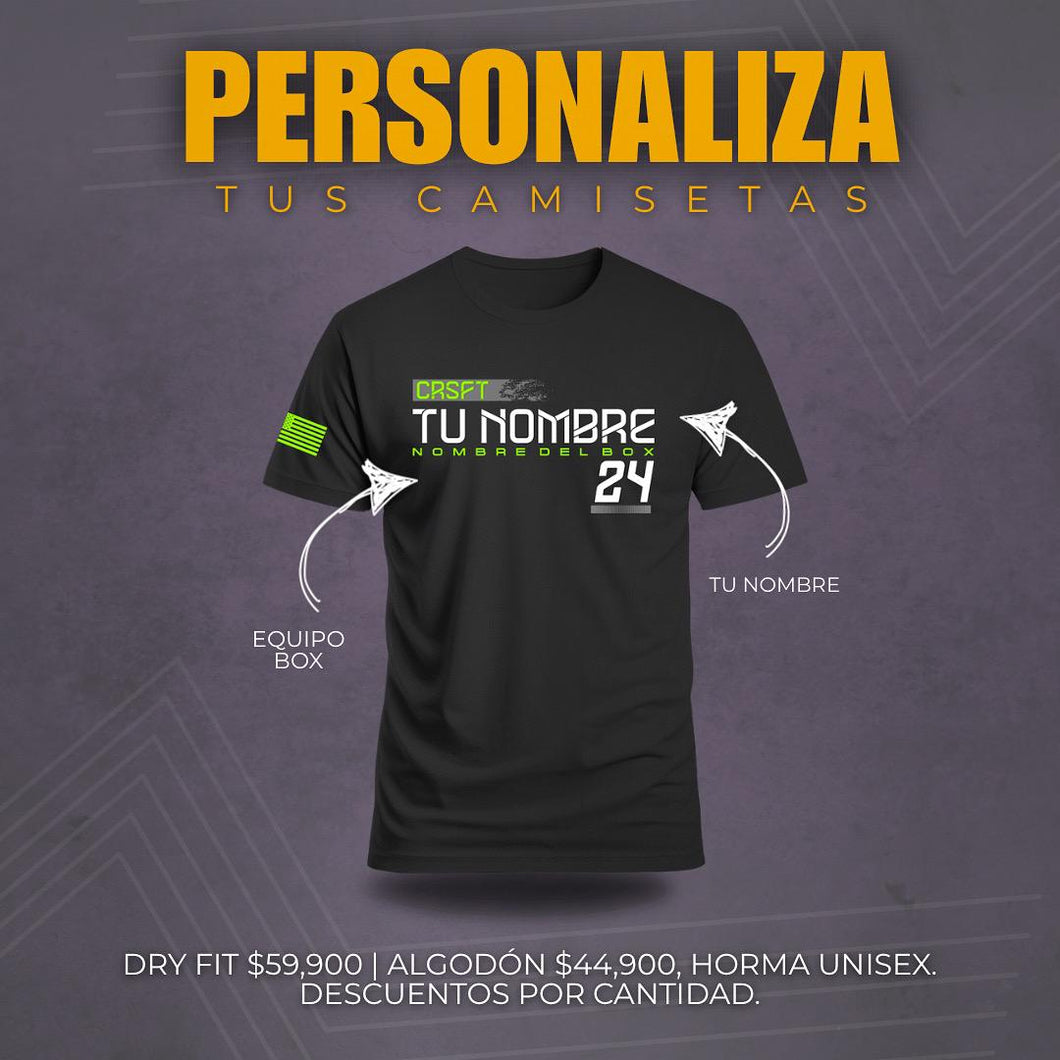 CAMISETA PERSONALIZADA CABALLERO