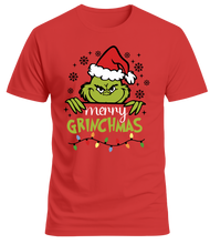 Cargar imagen en el visor de la galería, Camiseta Unisex &quot;Merry Grinchmas&quot; - Edición Especial Navidad - Algodón
