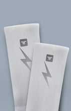 Cargar imagen en el visor de la galería, Medias De Running con Compresión Terret Reflective White Power Socks
