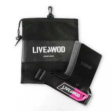 Cargar imagen en el visor de la galería, Grips (Calleras) URSUS 2.0 Sin Hueco LIVE4WOD Negro/Fucsia (No necesitan magnesio)
