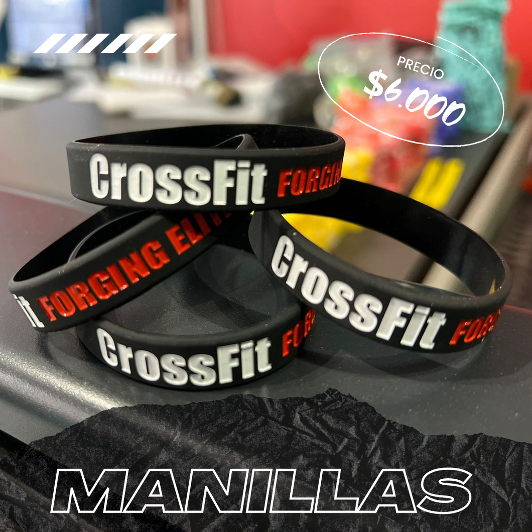 Manilla de silicona inparticular edicion crossfit