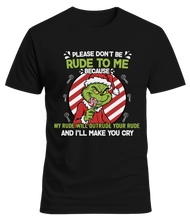 Cargar imagen en el visor de la galería, Camiseta Unisex &quot;Rude To Me&quot; - Edición Especial Navidad - Algodón
