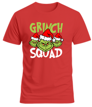 Cargar imagen en el visor de la galería, Camiseta Unisex &quot;Grinch Squad Triple Head&quot; - Edición Especial Navidad - Algodón
