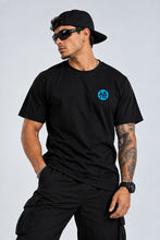 Cargar imagen en el visor de la galería, Camiseta Goku- Negro/Azul Tela Fria
