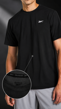 Cargar imagen en el visor de la galería, Reebok Force Camiseta Dry Fit Hombre Negra | Manga Corta | Regular Fit

