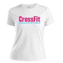 Cargar imagen en el visor de la galería, Camiseta Dry Fit 2.0 Dama Crossfit V6 (Blanco)
