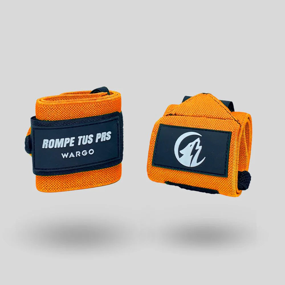 Muñequeras Elasticas Wargo (Naranja Neon)