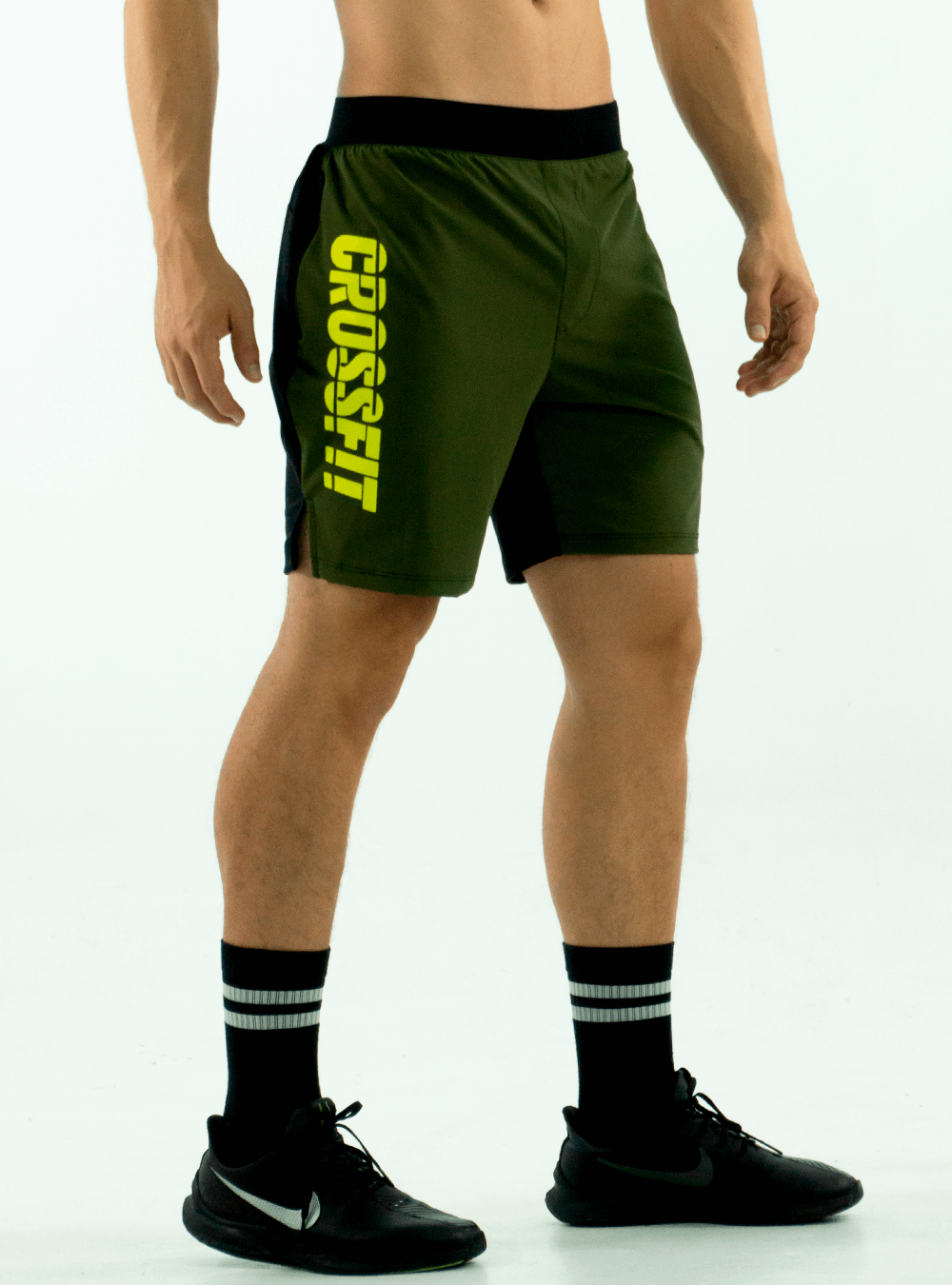 Pantaloneta No Rules Crossfit Verde Militar 3.0 TiendaCrossfity