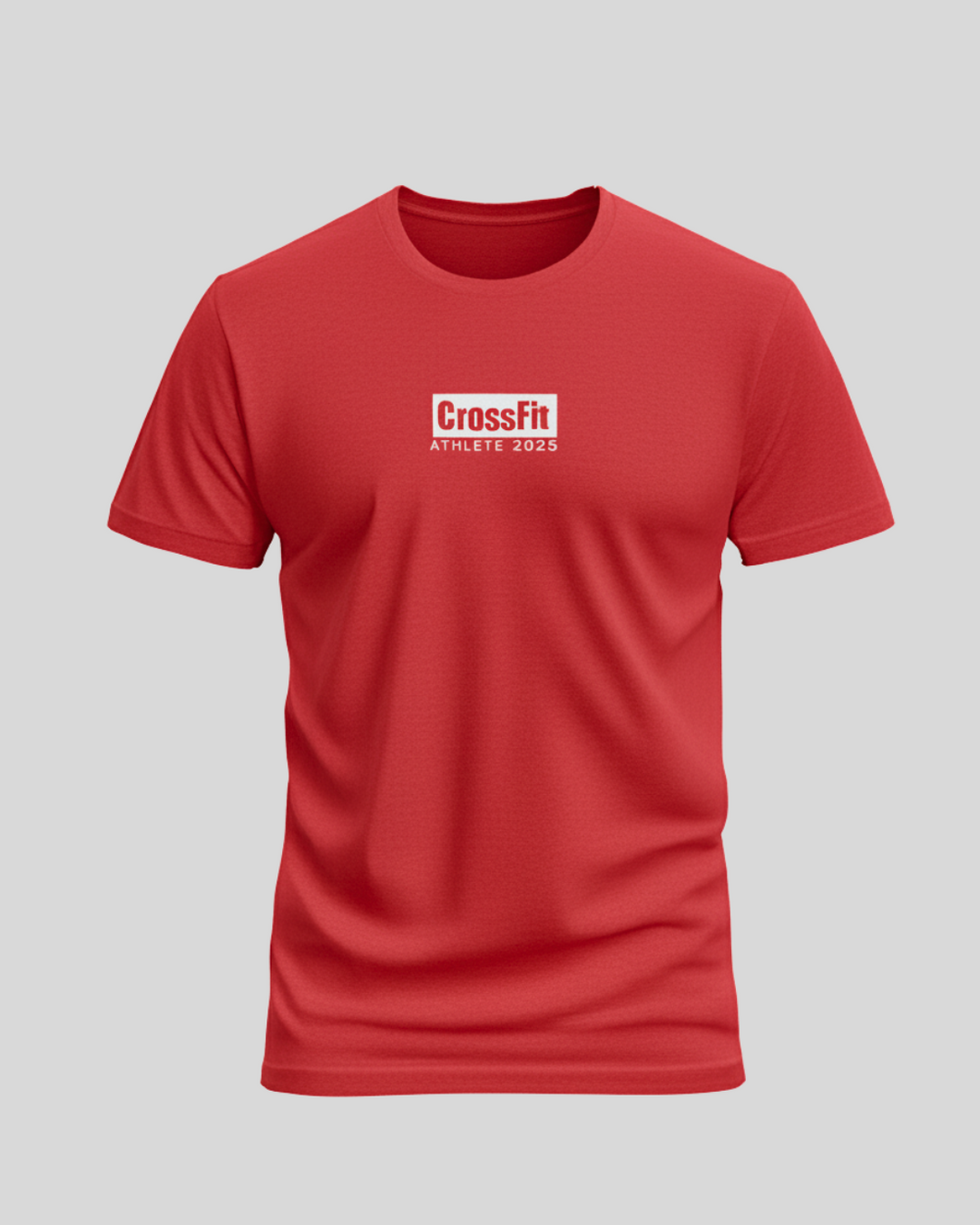 Camiseta Crossfit Athlete 2025 Rojo