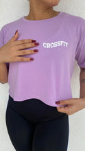 Cargar imagen en el visor de la galería, CROP TOP CROSSFIT ERA (ALGODON POLIESTER) LILA
