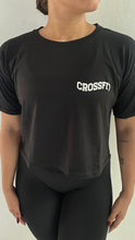 Cargar imagen en el visor de la galería, CROP TOP CROSSFIT ERA (ALGODON POLIESTER) NEGRO
