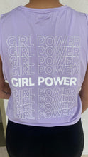 Cargar imagen en el visor de la galería, Tank Top Horma Dama Tela Dry Fit Girl Power Lila
