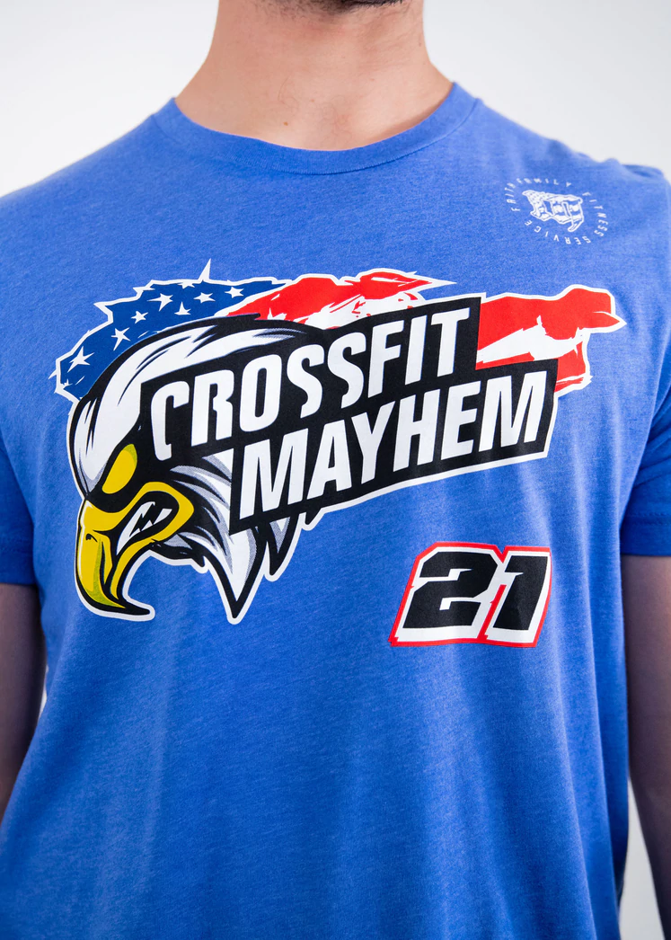 Camiseta Mayhem Freedom Racing Eagle Blue (Original)