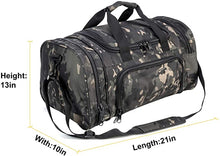 Cargar imagen en el visor de la galería, Bolso Tactico Militar de 68 Litros (Camuflado)

