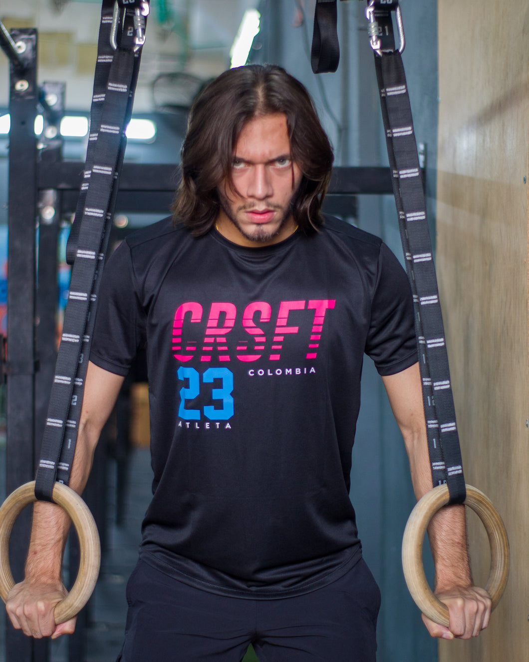 Camiseta Miami CRFT Negra (Dry Fit)