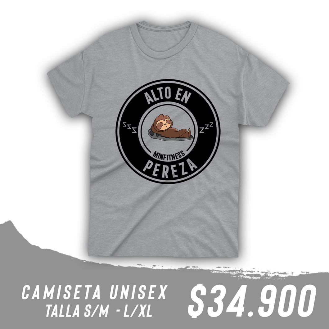Camiseta Pereza (Algodon + Poliester) Gris