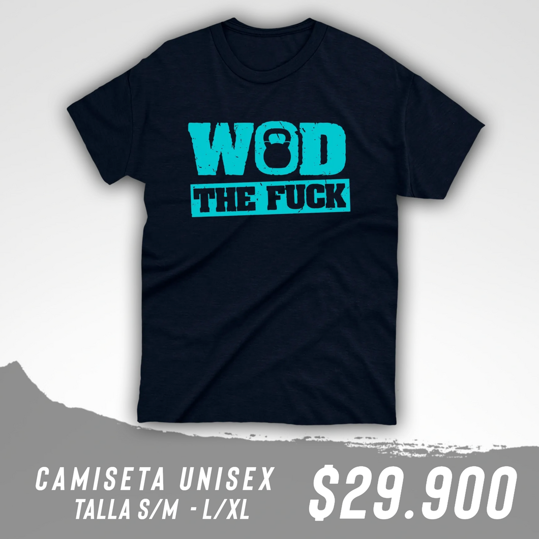 Camiseta Wod The Fuck (Algodon + Poliester) Negro