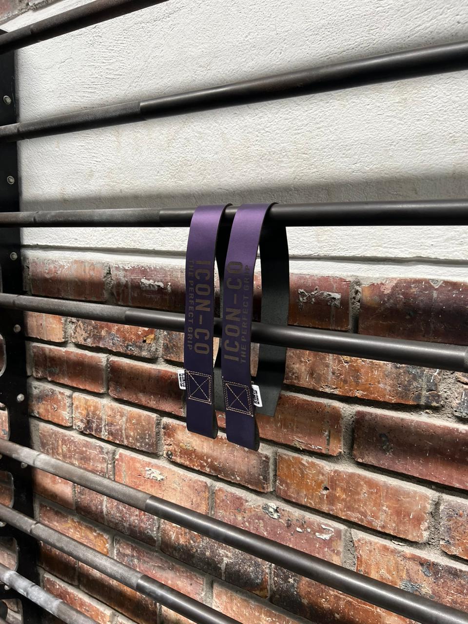 Straps en fibra de Cuero (Par) Morado